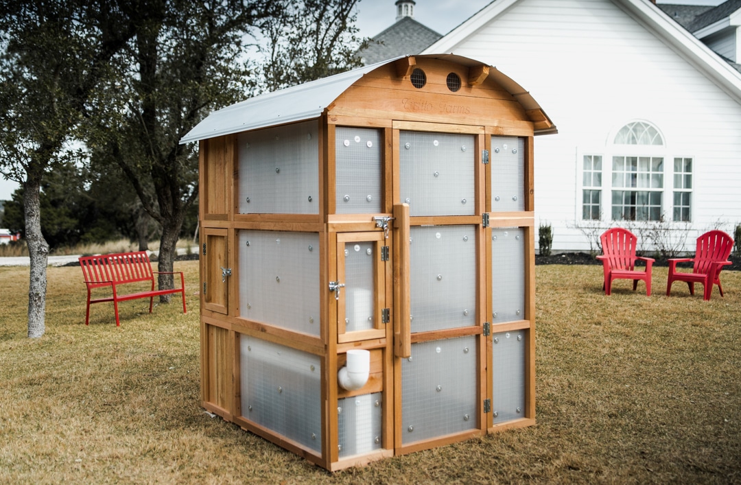 Roost & Root - Stand-Up Chicken Coop
