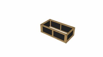 24" Wide Modular Raised Garden Bed | 1 Module. Four panel set measures 23½" wide by 47" long. Complete with all needed hardware. Cedar, food safe, built by Roost & Root.