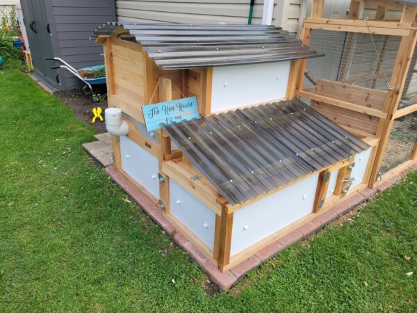 Customer Owned Starter Chicken Coop with Optional Storm Panels