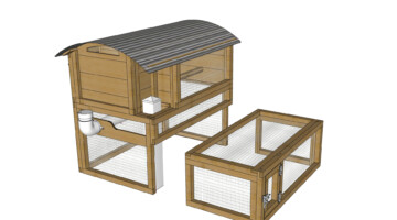 Removable run extension for easy cleaning