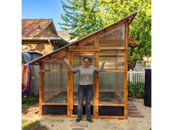 Slant-Roof Greenhouse Customer Excited About Easy Assembly