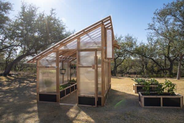 Roost & Root Slant-Roof Greenhouse™ (raised gardens sold separately)