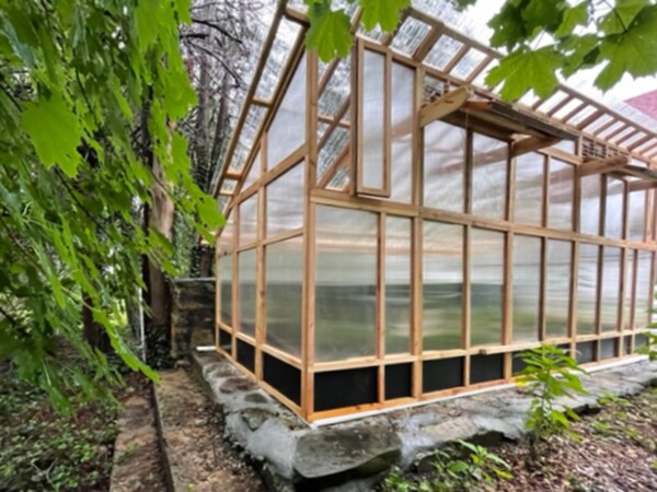 Slant Roof XL Greenhouse Exterior Customer Picture