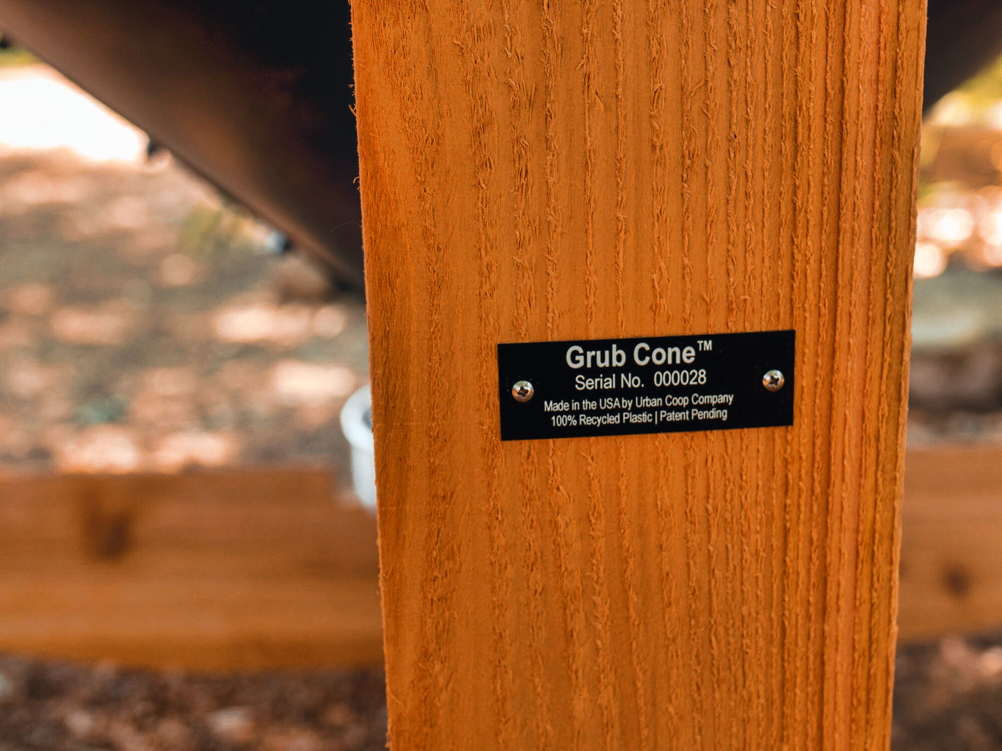 Western Red Cedar Frame with Corrosion Free Fasteners