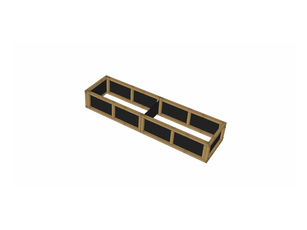 24 Wide Modular Raised Garden Bed