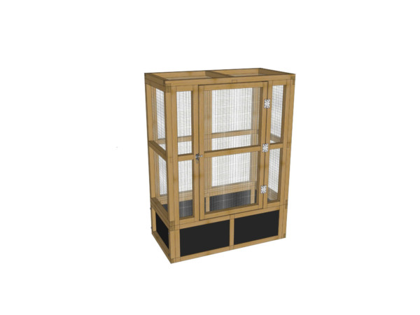 Tall 1 Module Configuration- Roost and Root Cedar, Food Grade Safe, 24