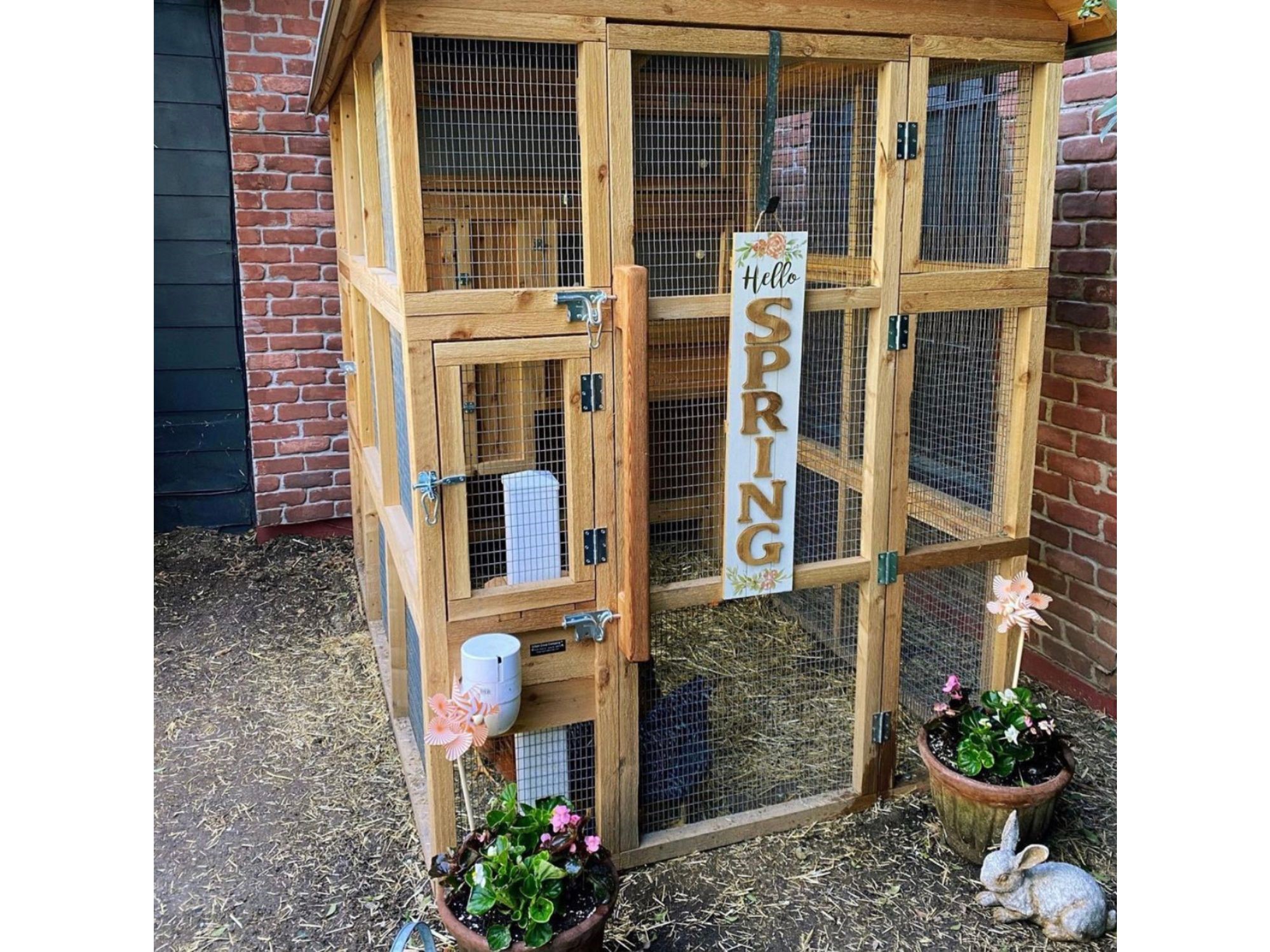 Roost-Root-Round-Top-Stand-Up-Chicken-Coop-Customer-Photo-Hello-Spring