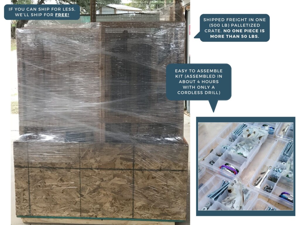 Stand-Up Coop Shipping/Package Information