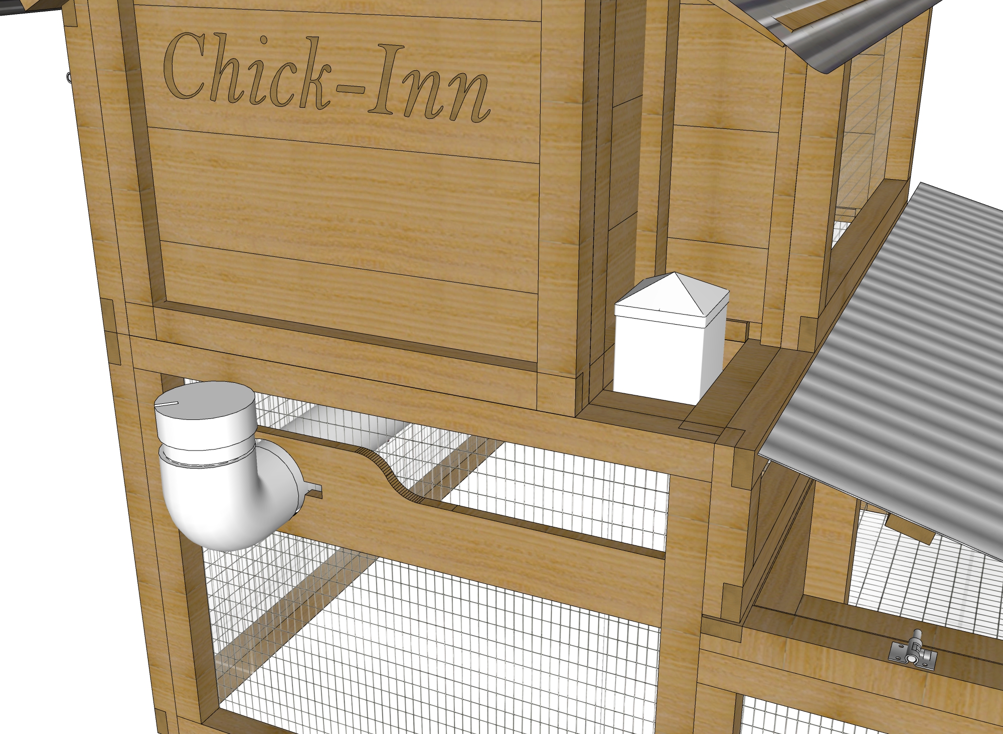 feed and water XL coop