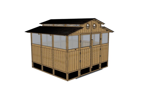 Backyard Storage Shed - Heritage Cedar Backyard Storage Shed - Model 90