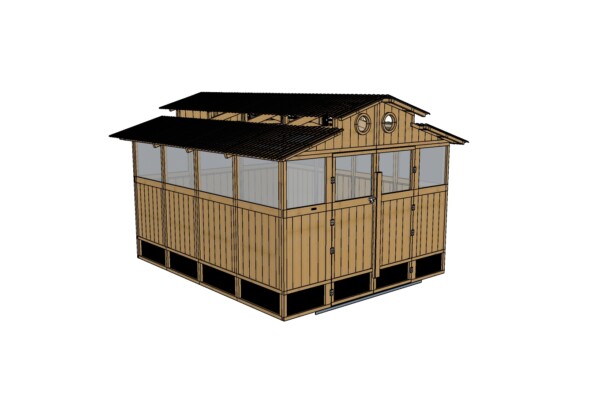 Large Cedar Storage Shed - Heritage Cedar Backyard Storage Shed - Model 120