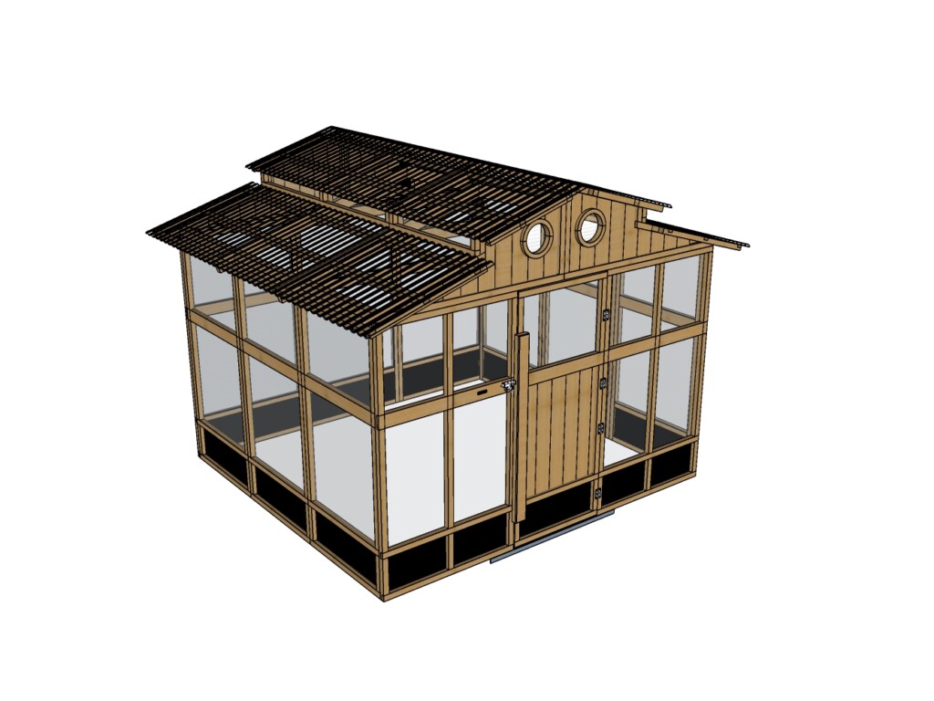 Heritage Cedar Greenhouse Model 90