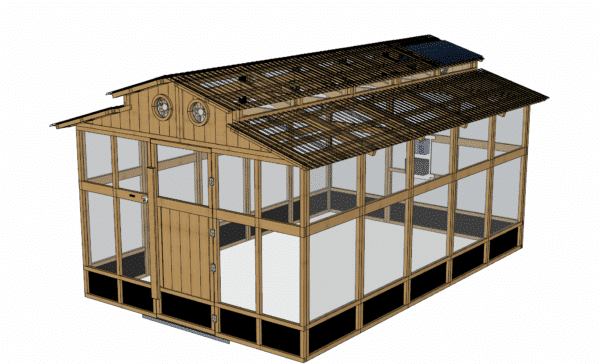 Heritage Cedar Greenhouse Model 150