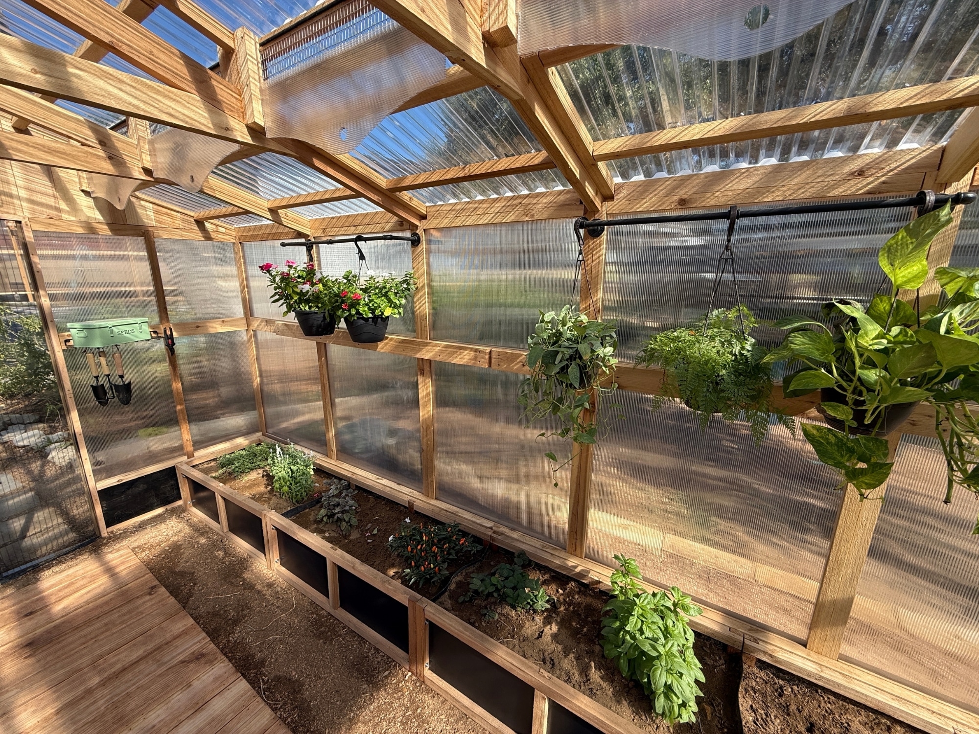 Corner View - Heritage Greenhouse Model 150