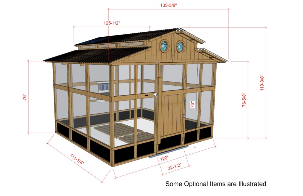 Heritage Greenhouse Model 90 Dimensions Specifications