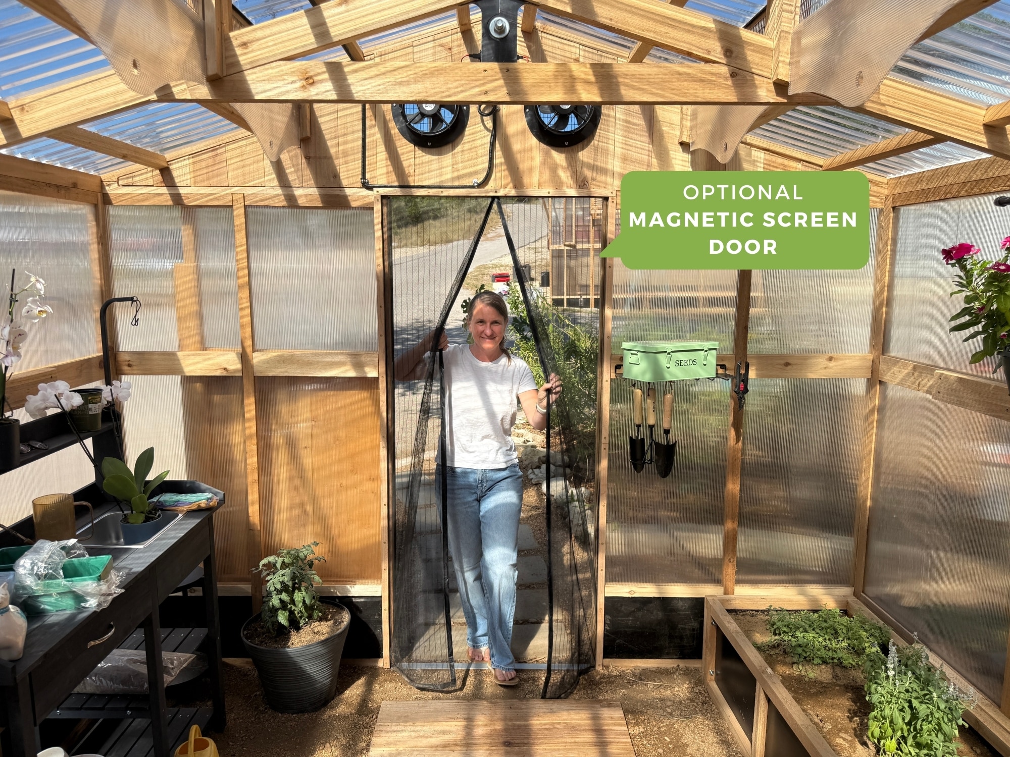 Optional Accessories - Heritage Greenhouse Model 90