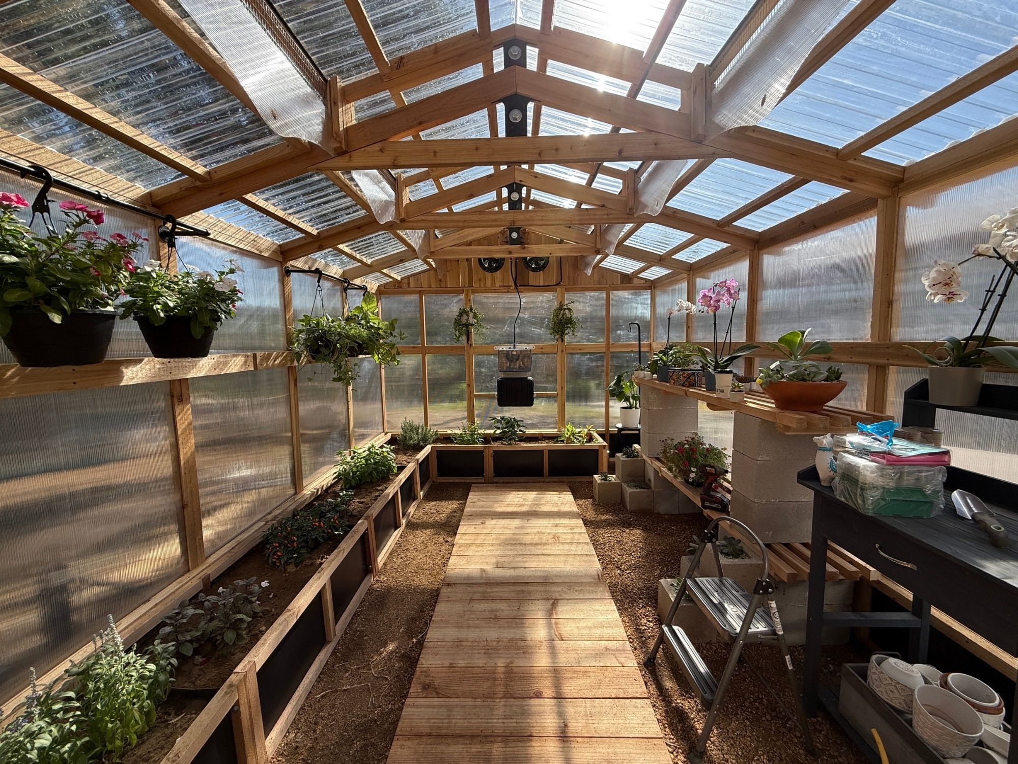 Inside View - Heritage Greenhouse Model 150