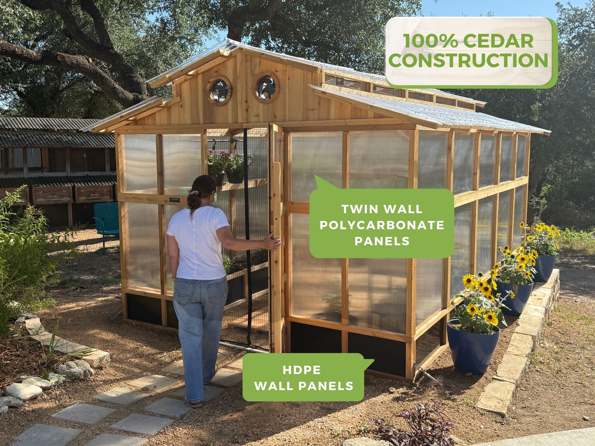 Materials Features - Heritage Greenhouse Model 150