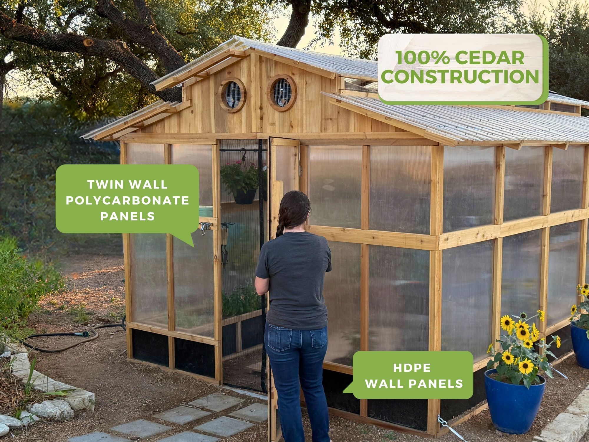 Materials Features - Heritage Greenhouse Model 90