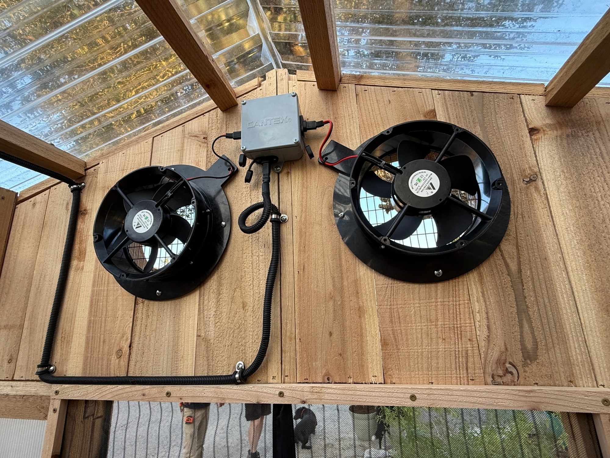 Optional AVM System Fans - Heritage Greenhouse
