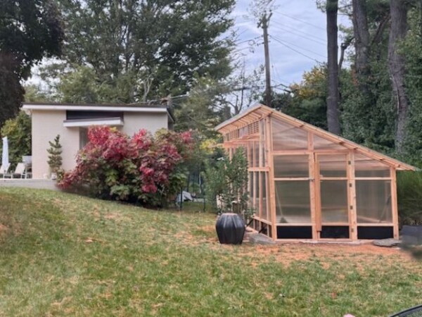 XL Slant-Roof Greenhouse Customer