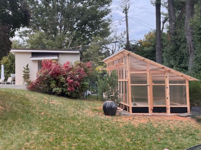 XL Slant-Roof Greenhouse Customer